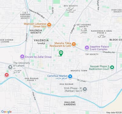 1 KANAL PLOT FOR SALE IN VALENCIA TOWN LAHORE