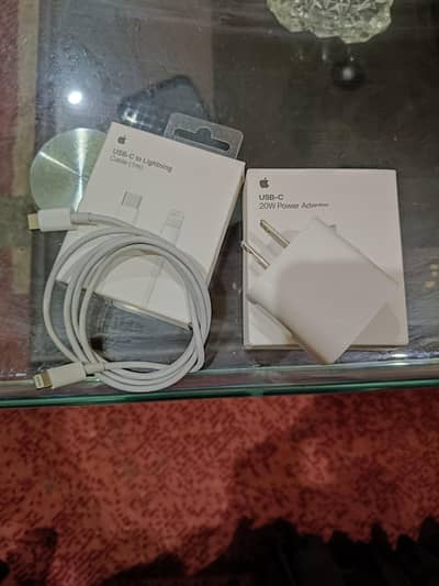 Imported usb-c 20w power adapter and usb-c to lightning cable(1nm)