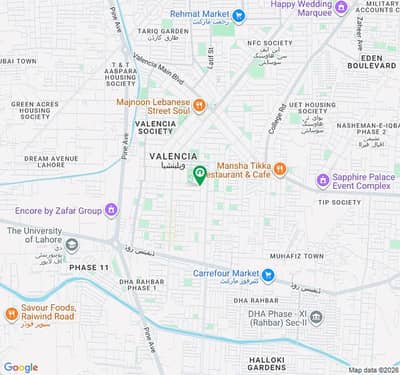 CORNER 100 FEET ROAD PLOT COMMERCIAL 4.25 MARLA PAIR PLOT HOT LOCATION VALENCIA TOWN LAHORE
