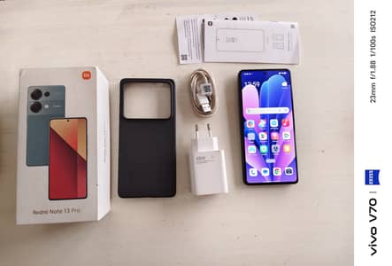 Redmi Note 13 Pro, 256GB Storage, 200MP Camera, Full Box & Accessor