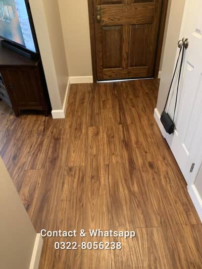 Pvc Vinyl Flooring / Wooden Flooring / Contact & Whatsapp 0322-8056238