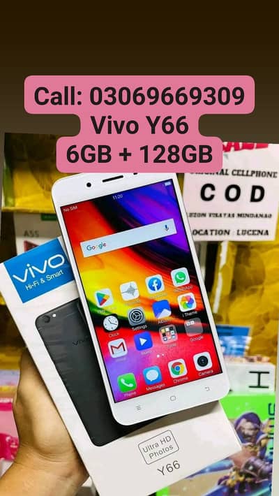 Vivo Y66 PTA Approved 6GB + 128GB With Box 10by10 With Warranty