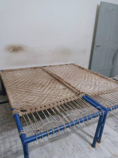Iron foji charpai for sale