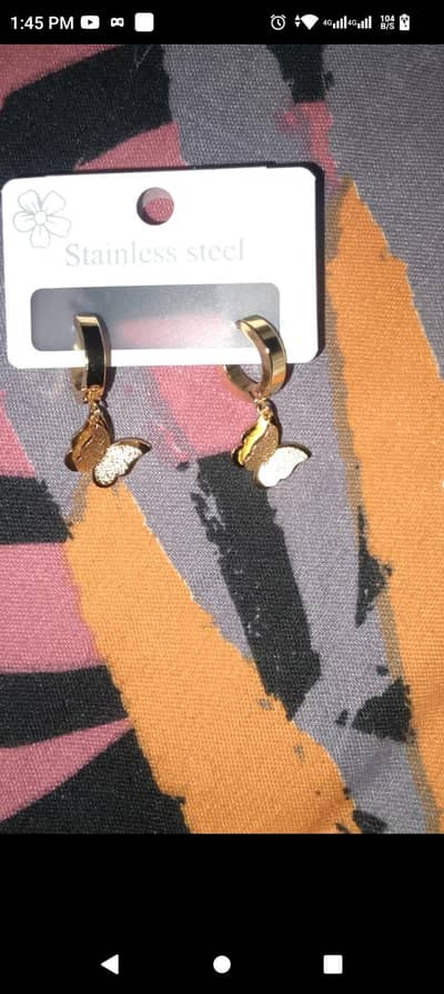 stainless steel earrings