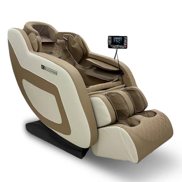 JC BUCKMAN IndulgeUs Full Body Massage Chair | Zero Gravity & Smart Relaxation Technology (TMC159 Beige)