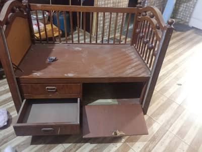 baby cot baby crib baby wooden cot study table