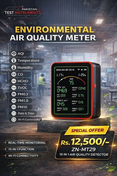 ZN-MT29 15-in-1 Air Quality Monitor In Pakistan