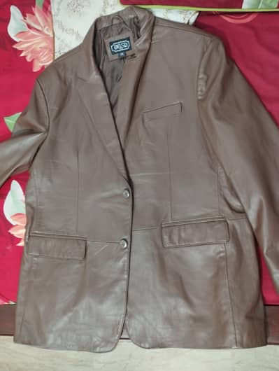 BGSD Men's Richard Leather Jacket Blazer