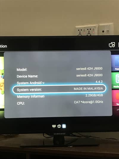 Samsung smart tv good condition 10/9 with best resolution