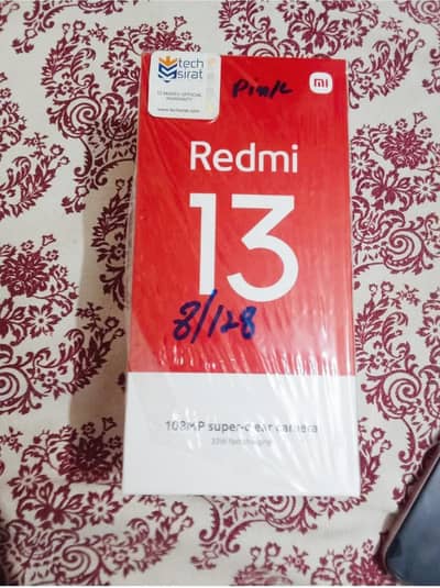 Redmi 13 mobile For sale 8+8 gb