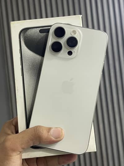 IPhone 15 pro max 256 Gb pta approved 100% helath with box