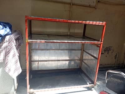 Steel & Glass Display Counter