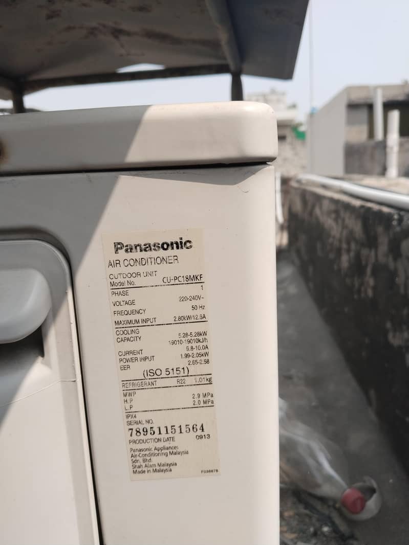 Panasonic 1.5 ton split AC 8