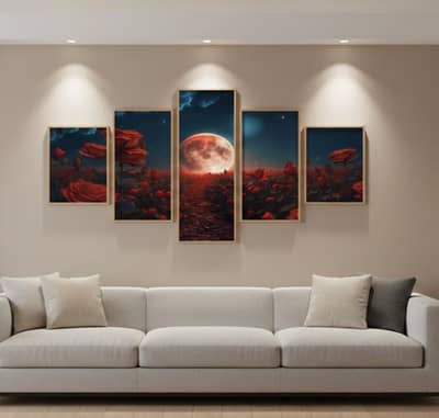 Beautiful wall painting set