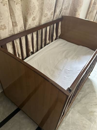 Wooden cot