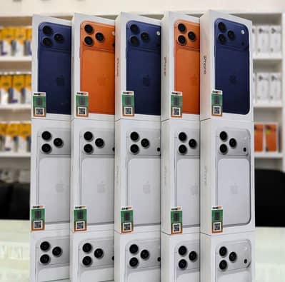 Iphone 17 Pro Max PTA Official Box Pack/ 17 Air JV/ 16 Plus 15 Jl