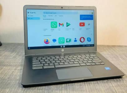 Hp Chromebook 14 4GB 32GB  with type c charger