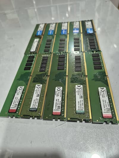 8GB DDR4 Rams Branded System Pulled Kinsgton,Crucial,Micron 2666Mhz