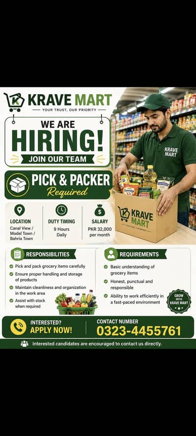 Pick and packer and System Inventory