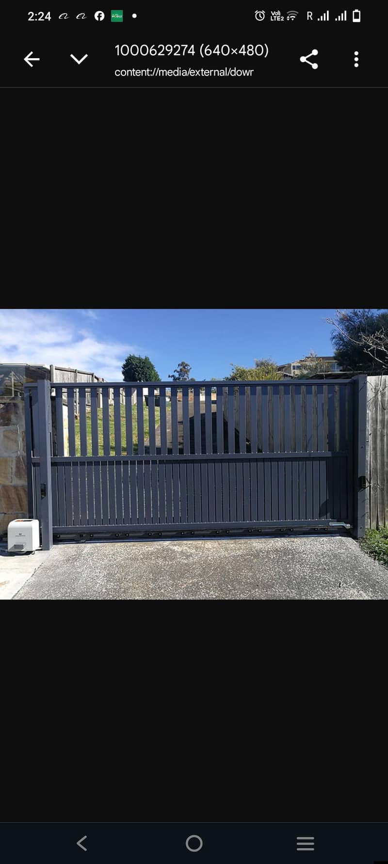 Automatic swing and sliding gate 1