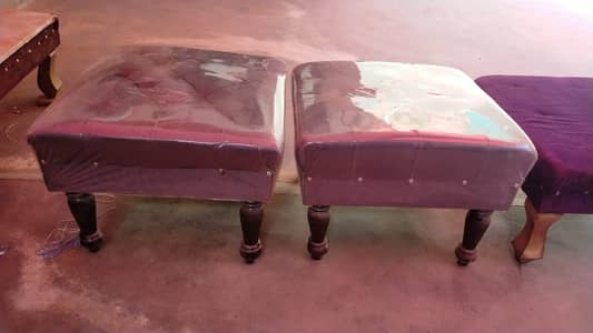 2 puffy sets new 1 old and 1 table