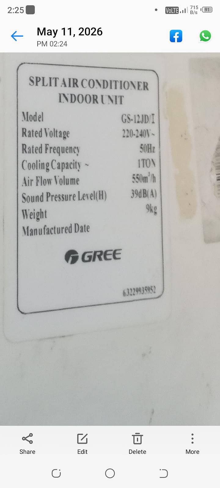 Gree ac 0
