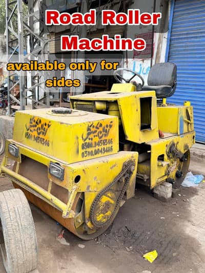 road roller  / road cutter / concrete mixer machine / lift machine