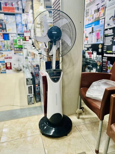 SOGO JPN-1612 Rechargeable Mist Fan| AC/DC | 3 Hours Backup