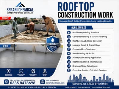 Rooftop Waterproofing Service | Roof Lekaage Repair | Water Tank