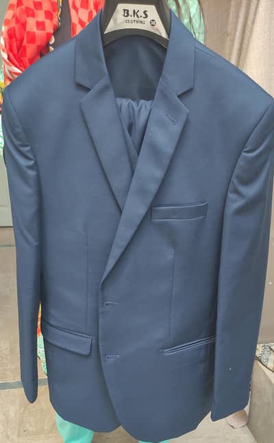 graish blue 3 pcs coat