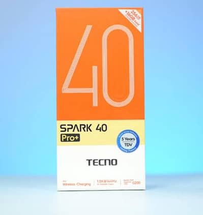 Tecno Spark 40 Pro Plus Box Pack New