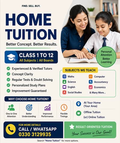 Home Tuitions (Online & Remote)