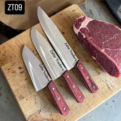 Best Quality Handmade Butcher Three Piece set