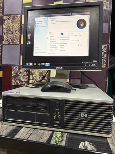 HP core 2 duo Desktop PC with Monitor