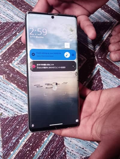 Aquos R6 ha 6 128 ha panal krack ya back tora tuta ha Baki all ok ha