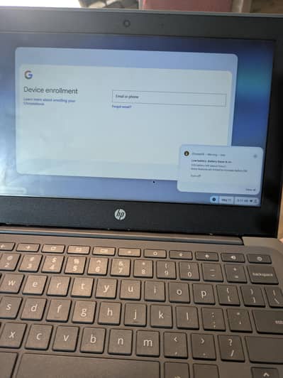 hp crome book