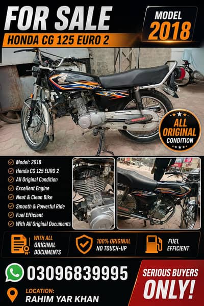 Honda CG-125 2018 Model