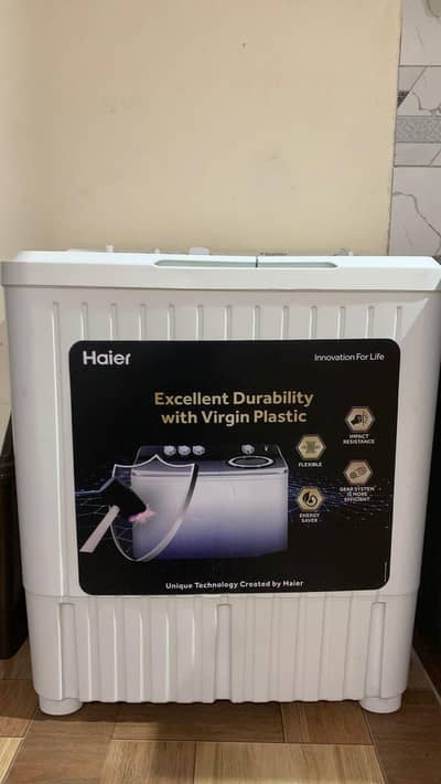 haier Washing machine with dryer.