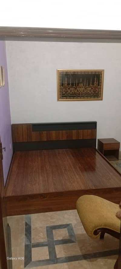BED King Size KONCEPT BRAND+2 SIDE TABLE +Wardrobe full Mirror