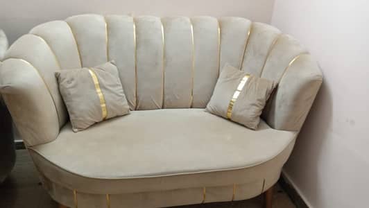 Sofa set with side tables