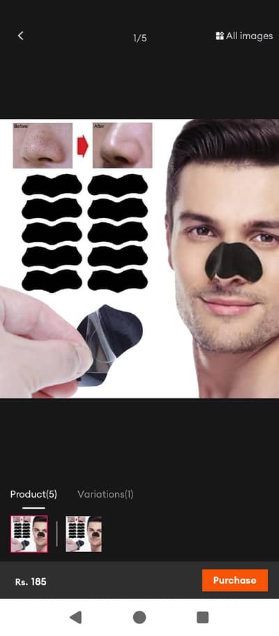 10pcs nose blackhead