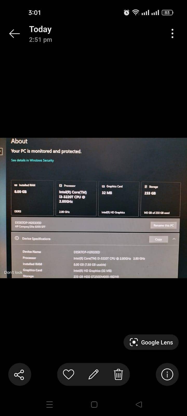 core i3 3rd generation CPU only 1