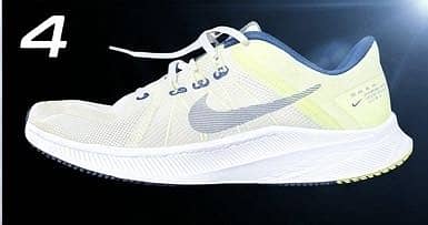 Nike Quest 4 (6453) Running shoes, white and green