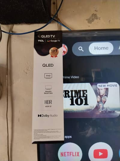 TCL Google TV QLED Model 40S5K 0341/212/7456
