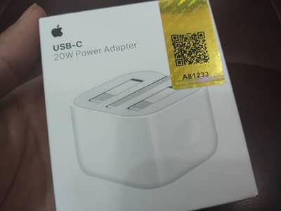 Apple iPhone 20W Fast Charger - with Box & Bag
