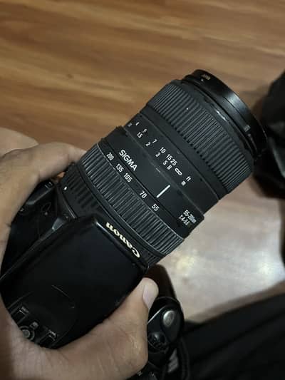 Canon Camera Sigma 55-200mm lens