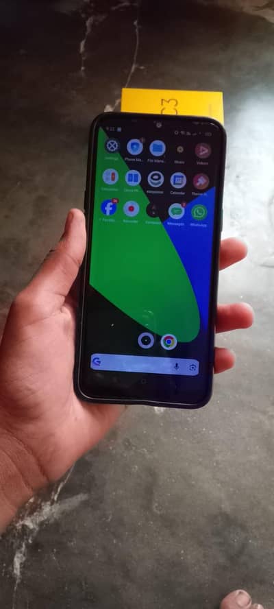 realme c3 all ok mobile ha bohat km price ma