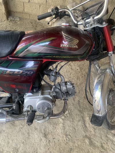 CD 70 honda all okay