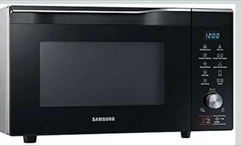 Samsung convection oven baking + heating