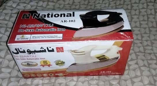 National Automatic Heavy Weight Dry Iron with Teflon Coating